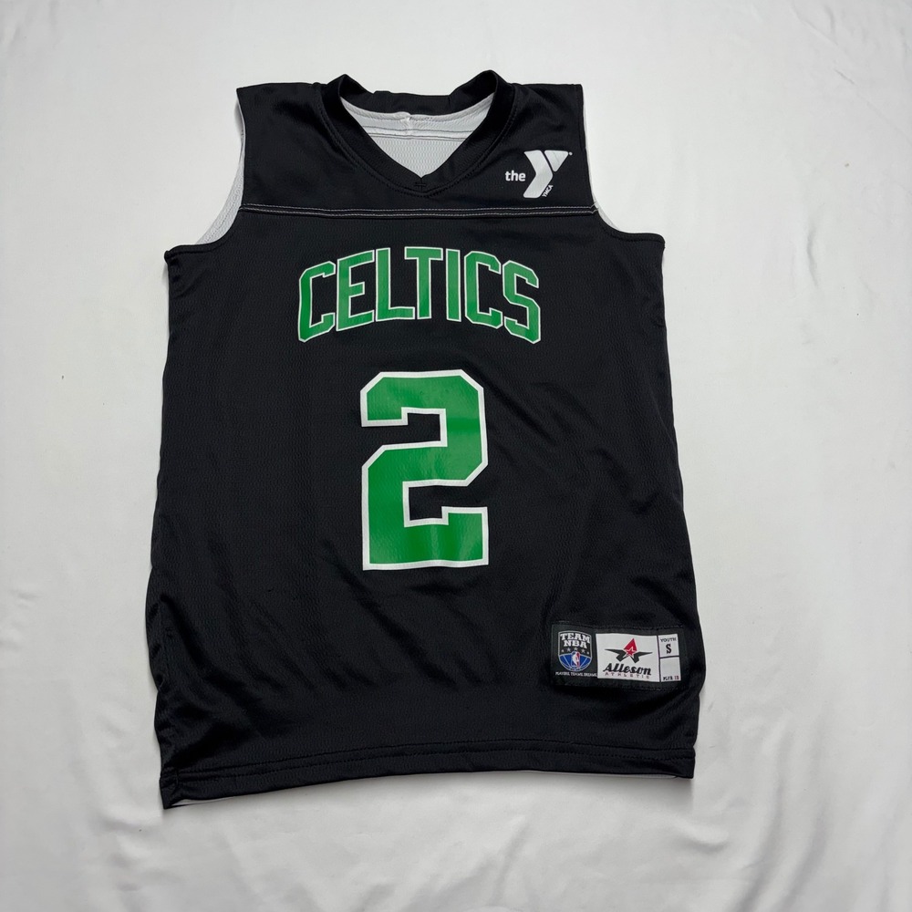 Alleson Athletic Jr Celtics Reversible Basketball Jersey Youth Small Black Grey